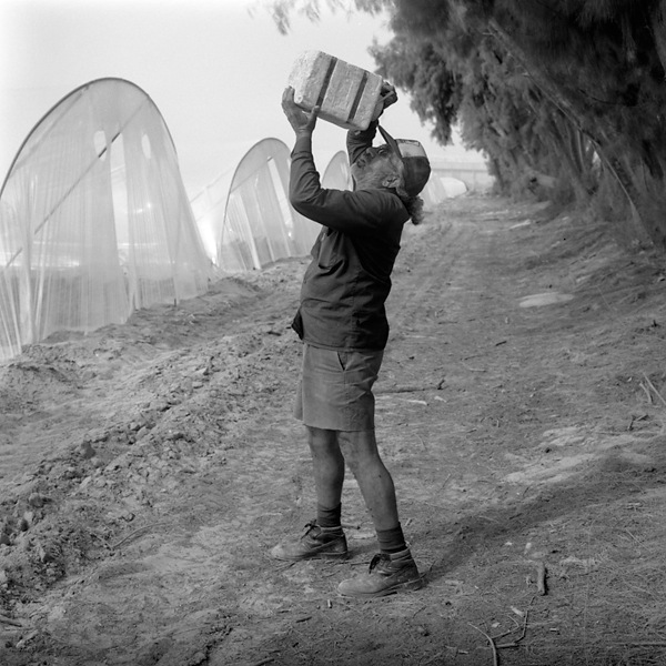 Elder Man looking for Water in Jug